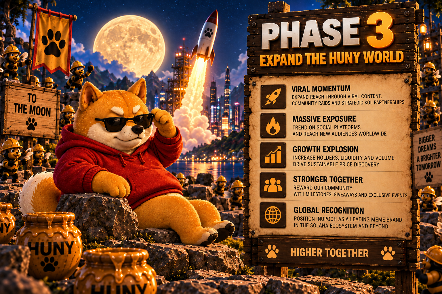 Phase 3 β Expand the Huny World